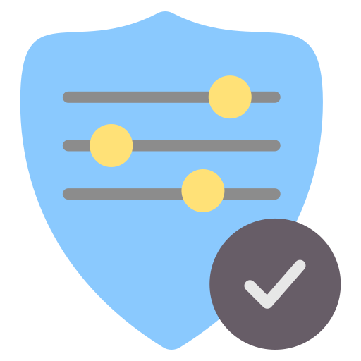 Security control Generic color fill icon