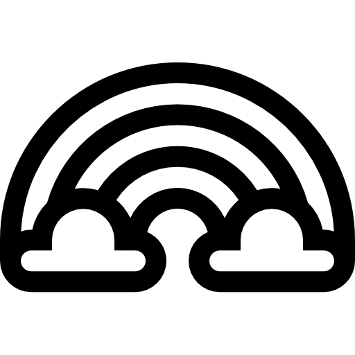 Радуга Basic Straight Lineal иконка