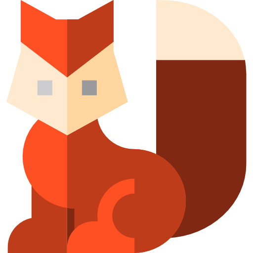 狐 Basic Straight Flat icon