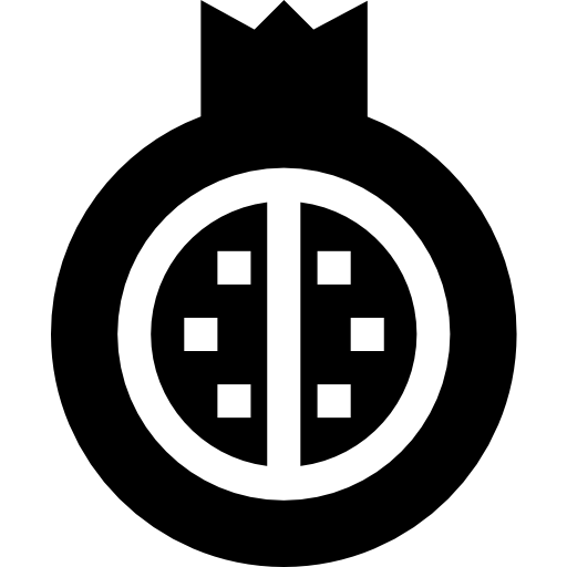 Гранатовый Basic Straight Filled иконка