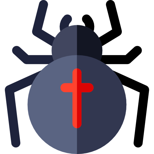 araña Basic Rounded Flat icono