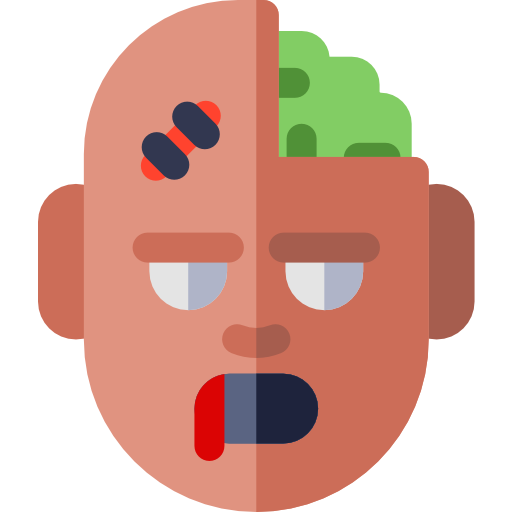 zombi Basic Rounded Flat icono