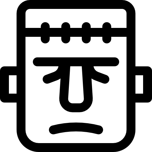 frankensteina Basic Rounded Lineal ikona