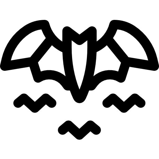 박쥐 Basic Rounded Lineal icon