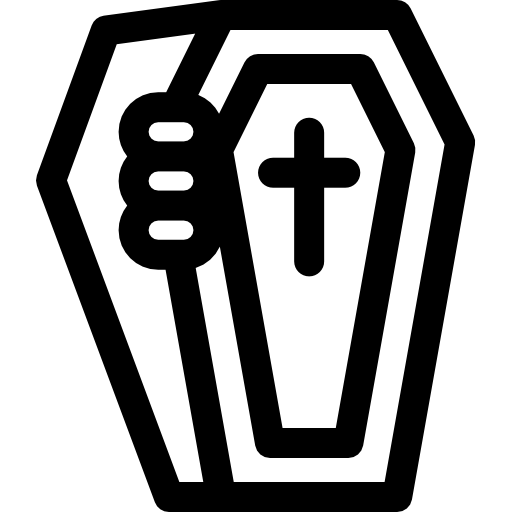 棺 Basic Rounded Lineal icon