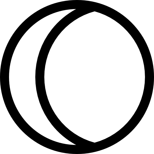 달 Basic Rounded Lineal icon