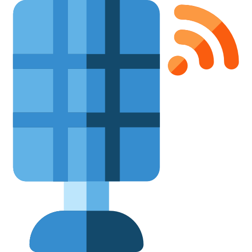 panel słoneczny Basic Rounded Flat ikona