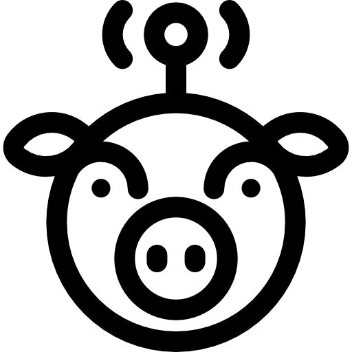 豚 Basic Rounded Lineal icon