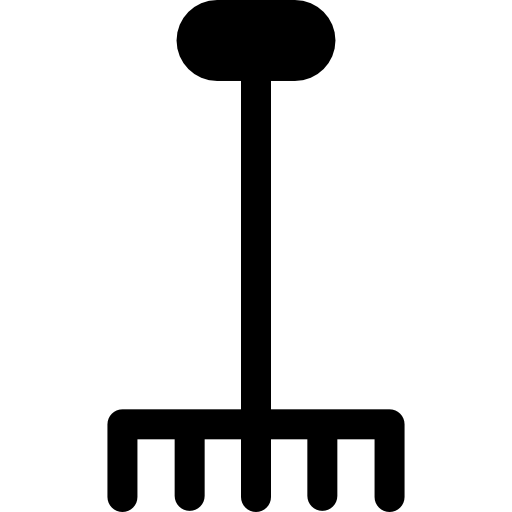 レーキ Basic Rounded Filled icon