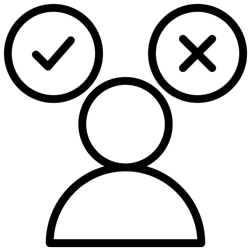 entscheidungsfindung Generic black outline icon