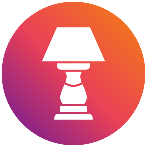 Table lamp Generic gradient fill icon