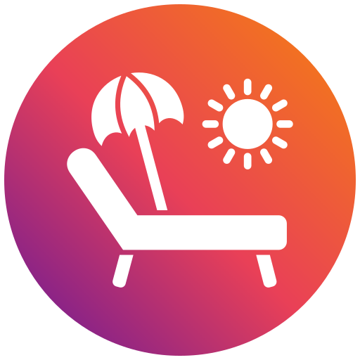 Vacation Generic gradient fill icon