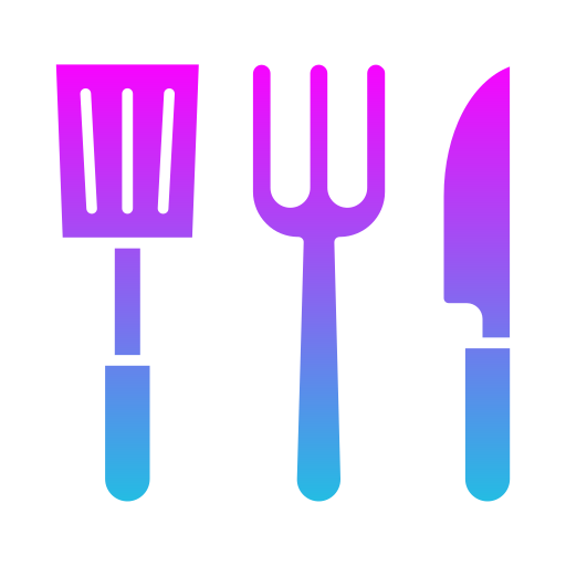 Kitchen utensils Generic gradient fill icon