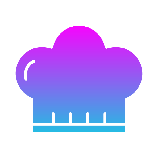 Cook hat Generic gradient fill icon