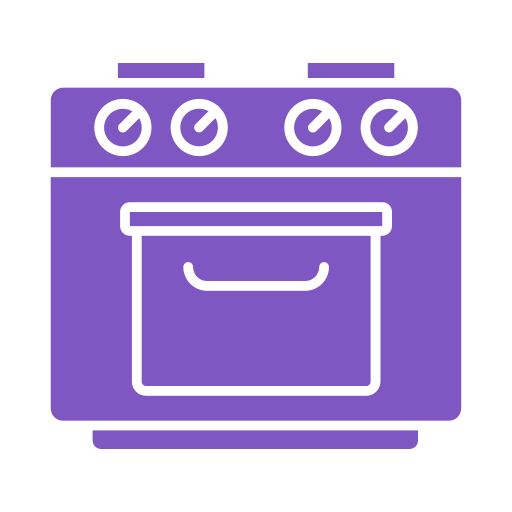 Gas stove Generic color fill icon
