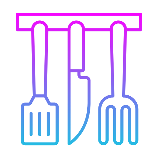 Kitchen tools Generic gradient outline icon