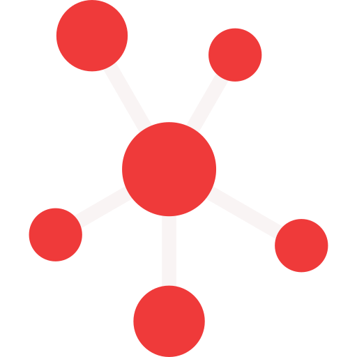 Network Generic color fill icon