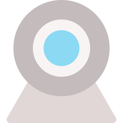 Webcam Generic color fill icon