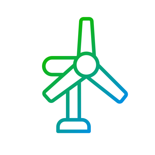 Wind mill Generic gradient outline icon