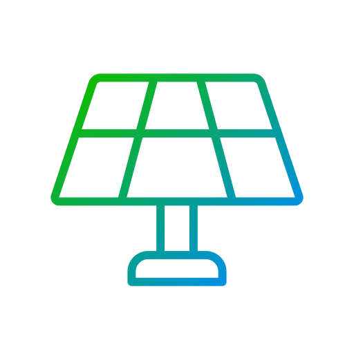 太陽エネルギー Generic gradient outline icon