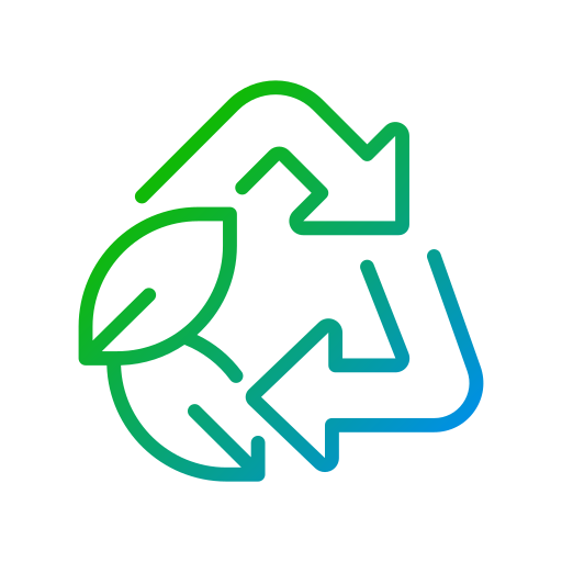 borsa per il riciclaggio Generic gradient outline icona