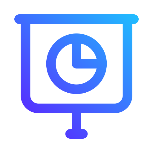 Presentation Generic gradient outline icon