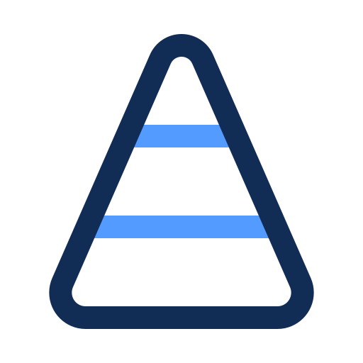 Pyramid Generic color outline icon
