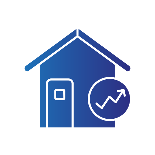 House price Generic gradient fill icon