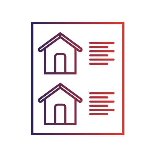 venta de casas Generic gradient outline icono