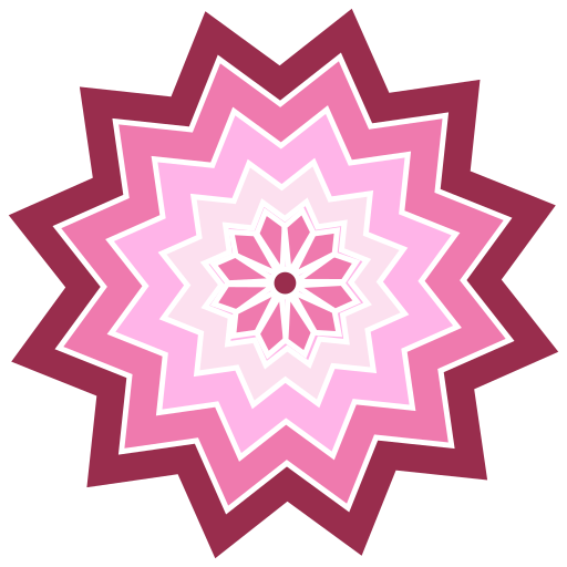 mandala Generic color fill ikona
