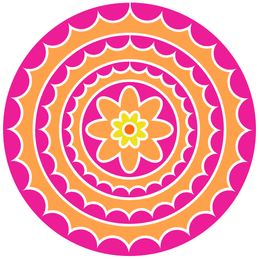 マンダラ Generic color fill icon