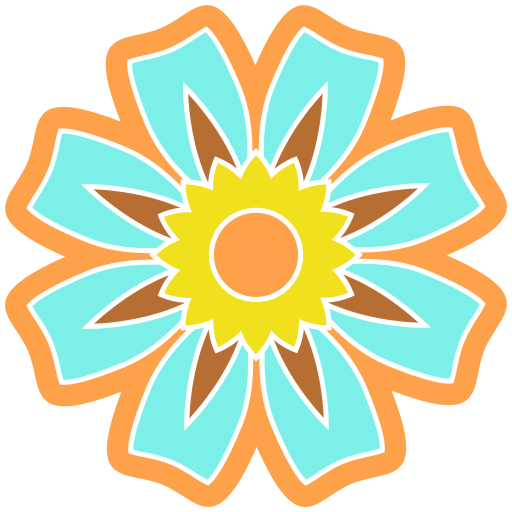 mándala Generic color fill icono