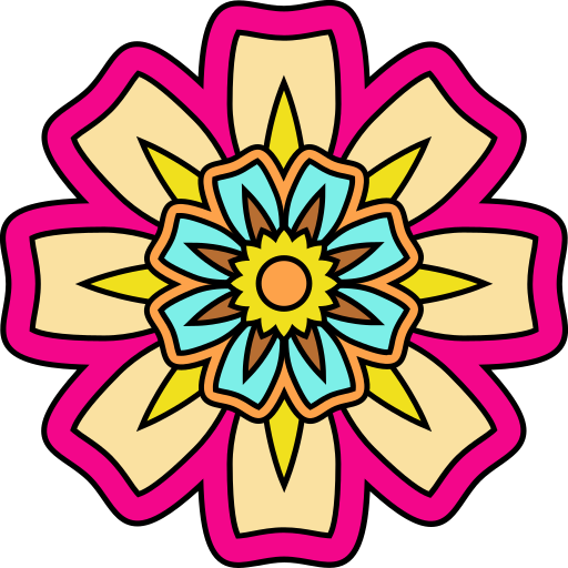 Mandala Generic color lineal-color icon