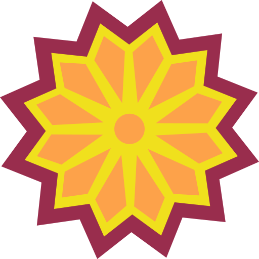 mandala Generic color fill ikona