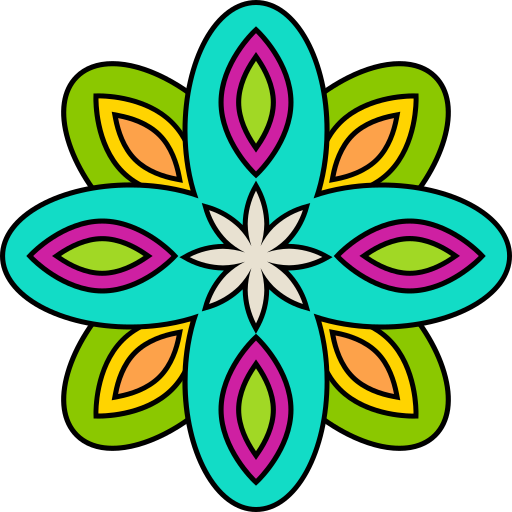 mándala Generic color lineal-color icono