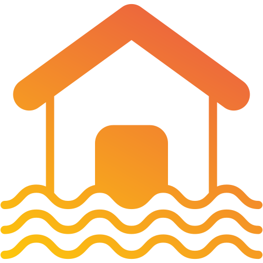 홍수 Generic gradient fill icon
