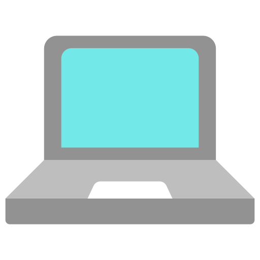 computador portátil Generic color fill Ícone