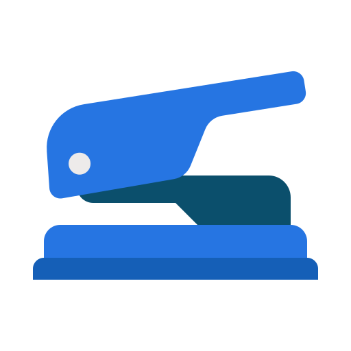 Hole puncher Generic color fill icon