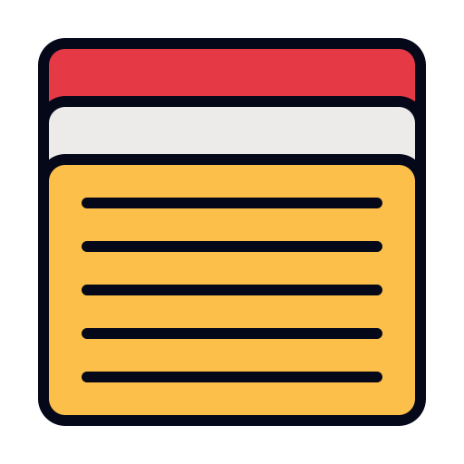 fichero Generic color lineal-color icono
