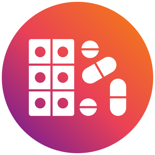 farmaceutyczny Generic gradient fill ikona