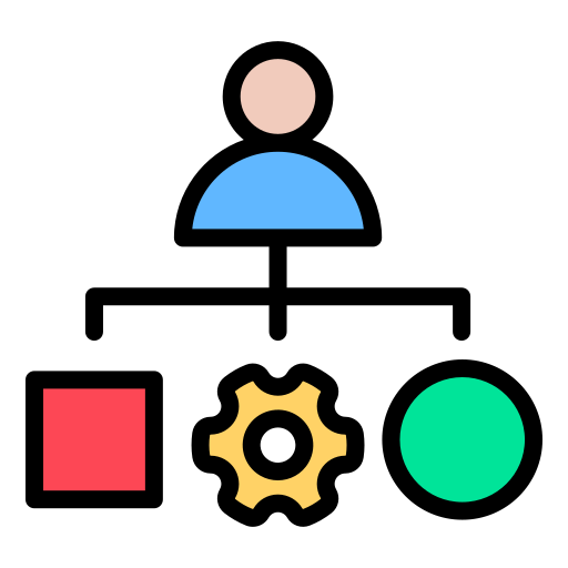 gestione delle risorse Generic color lineal-color icona