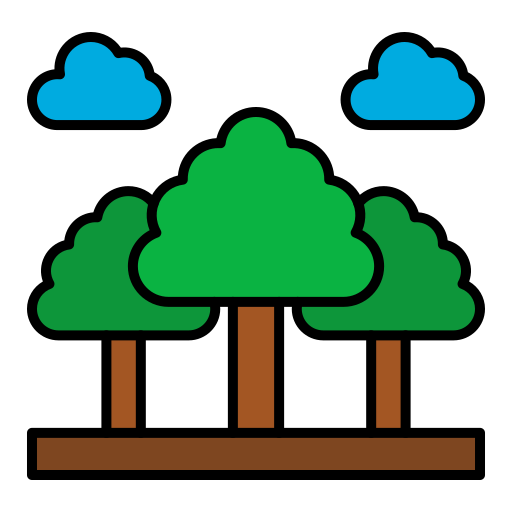 bosque Generic color lineal-color icono