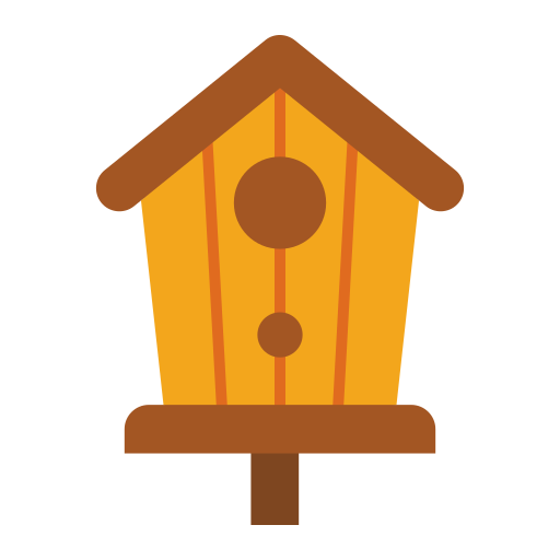 dom dla ptaków Generic color fill ikona
