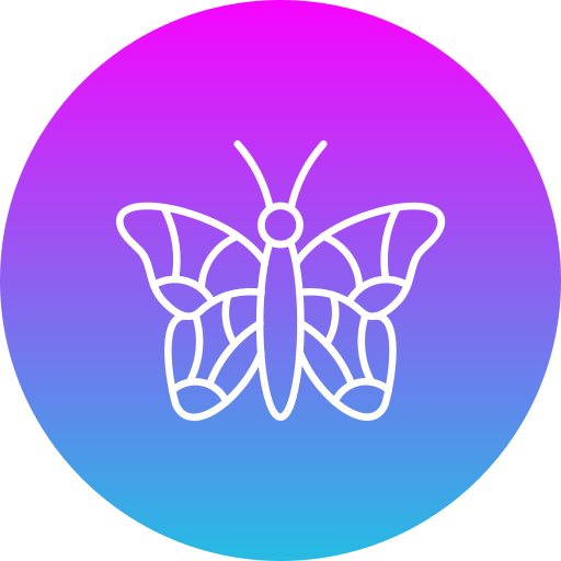 farfalla Generic gradient fill icona