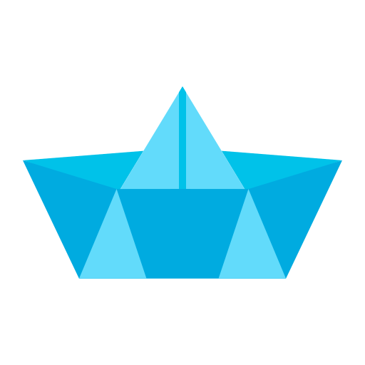 紙の船 Generic color fill icon