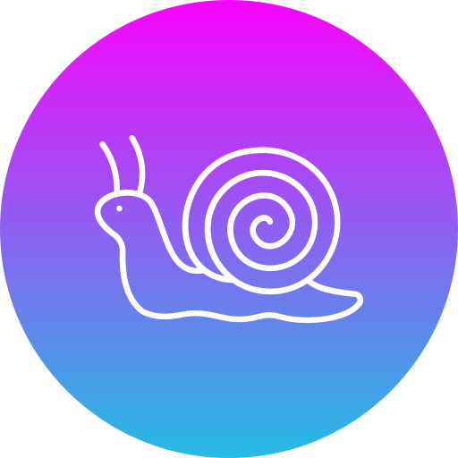 escargot Generic gradient fill Icône