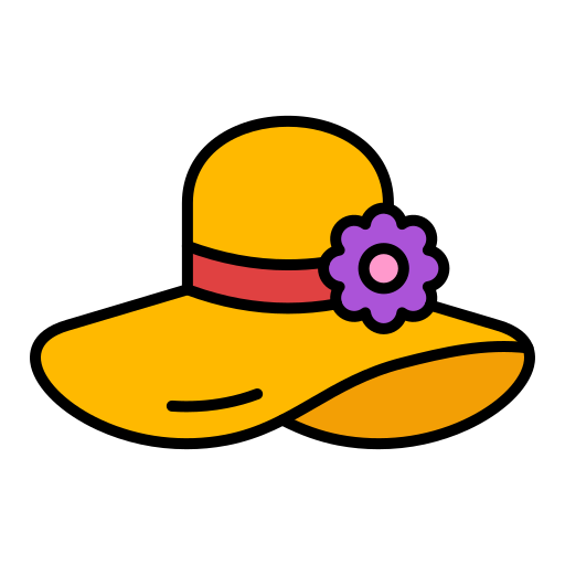 sombrero pamela Generic color lineal-color icono