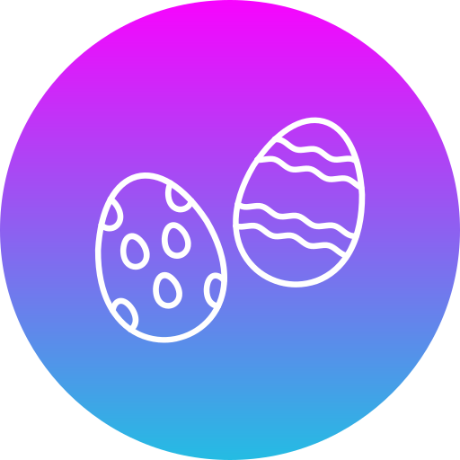 uovo di pasqua Generic gradient fill icona