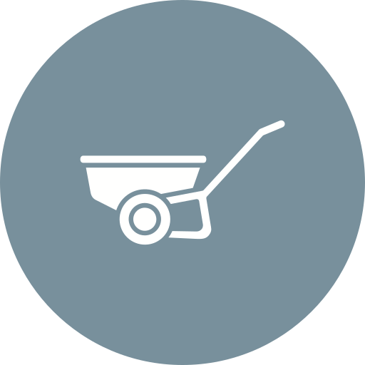 Wheelbarrow Generic color fill icon
