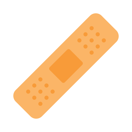 bandaż Generic color fill ikona